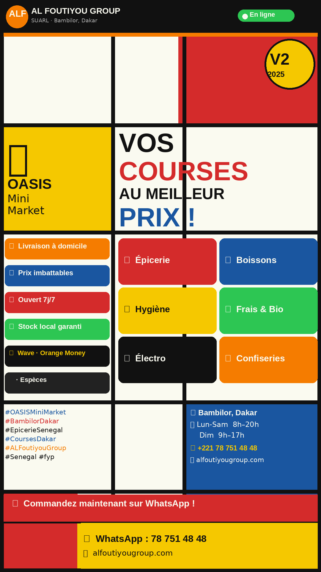 OASIS MiniMarket Produits